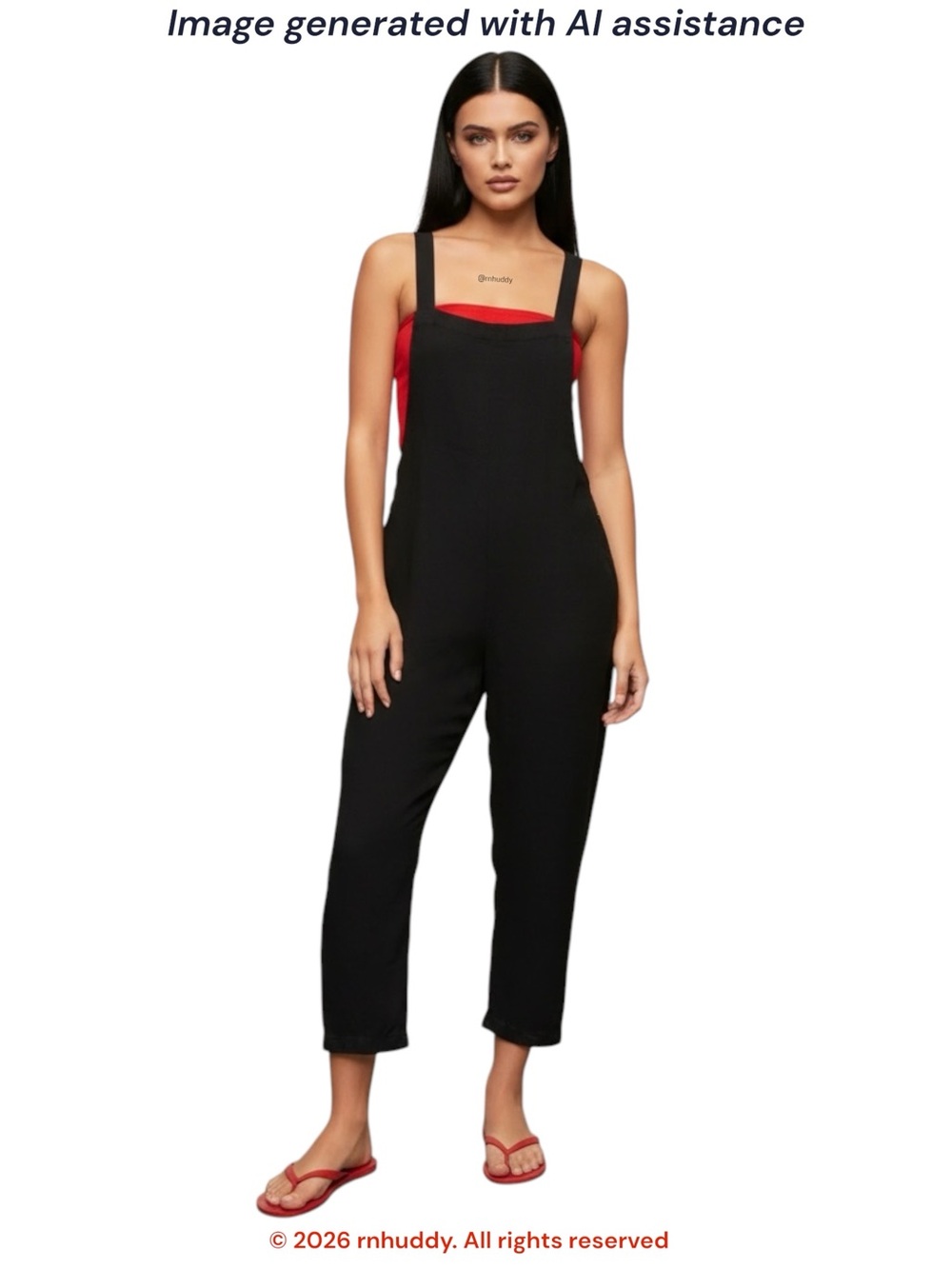 Vici M black cropped jumpsuit
